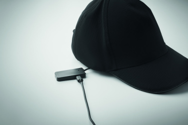 Logotrade promotional gift picture of: 5 panel LED cotton cap 220gr/m²
