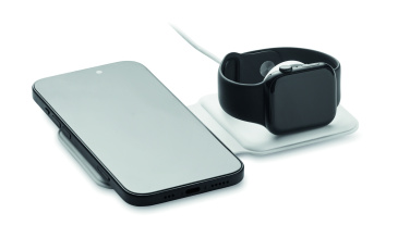 Logotrade promotional gift image of: 2 in 1 foldable charger 15W