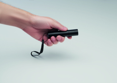Logo trade promotional giveaway photo of: Aluminium rechargeable torch