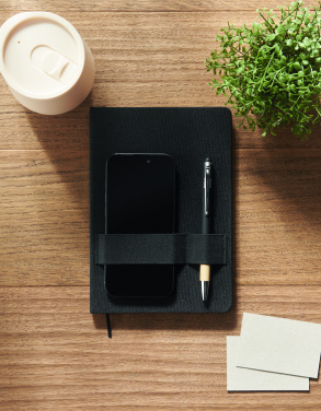 Logotrade promotional merchandise photo of: A5 RPET notebook with pen