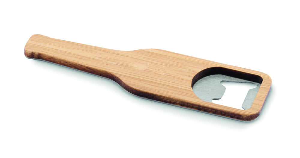 Logo trade promotional gifts picture of: Bamboo bottle opener