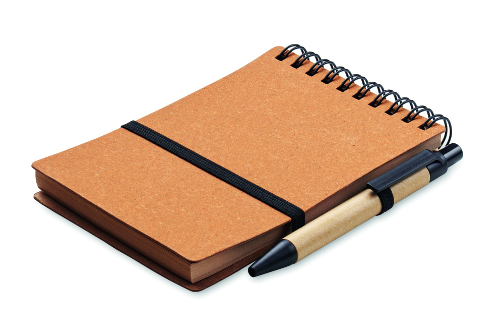 Logotrade promotional gifts photo of: Recycled notebook with ball pen