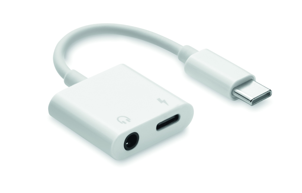 Logo trade promotional items image of: ABS jack audio splitter type C
