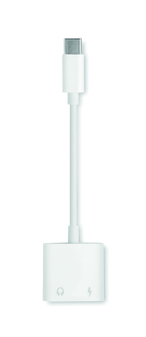 Logo trade promotional giveaway photo of: ABS jack audio splitter type C