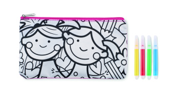 Logotrade promotional giveaway image of: Pencil case with markers