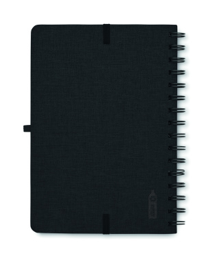 Logo trade promotional items image of: A5 notebook with phone holder