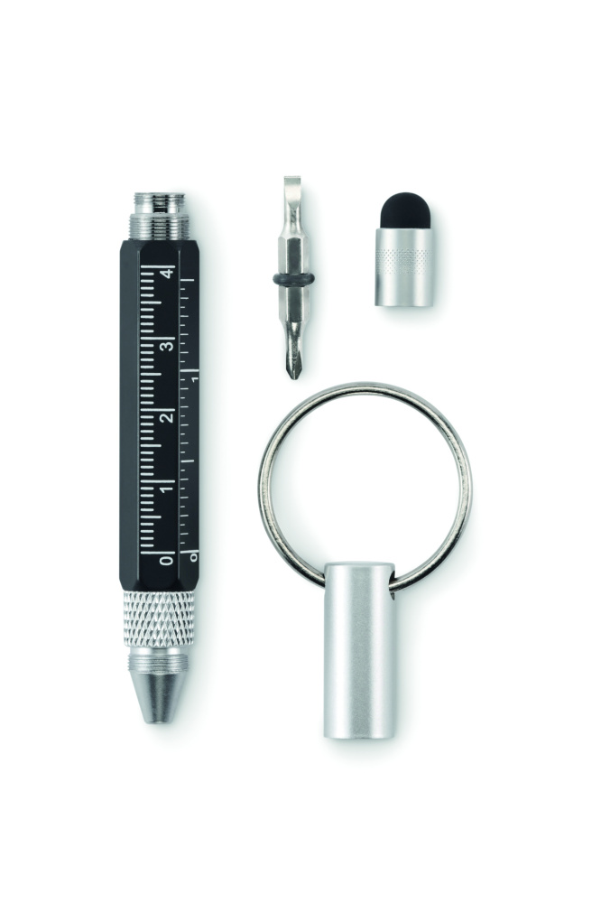 Logo trade promotional items picture of: Key ring with twist action pen