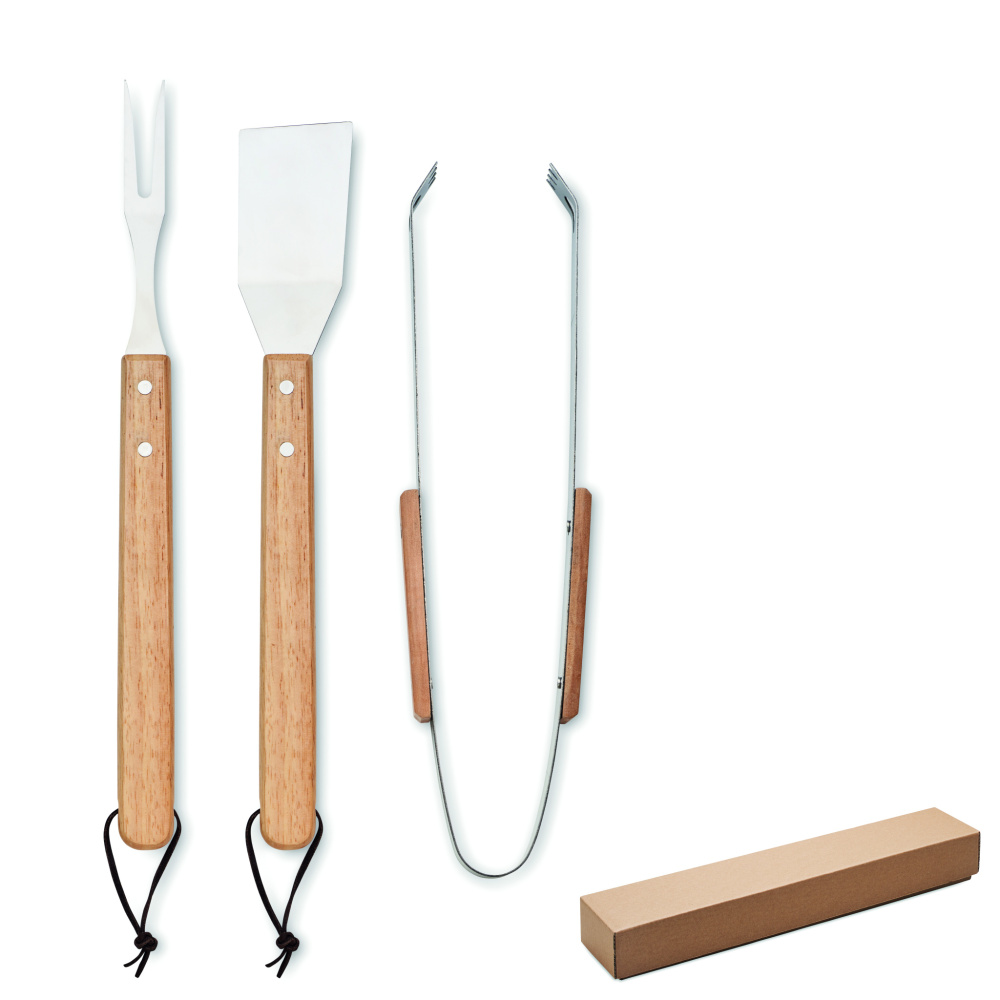 Logo trade advertising products picture of: Oakwood barbecue set