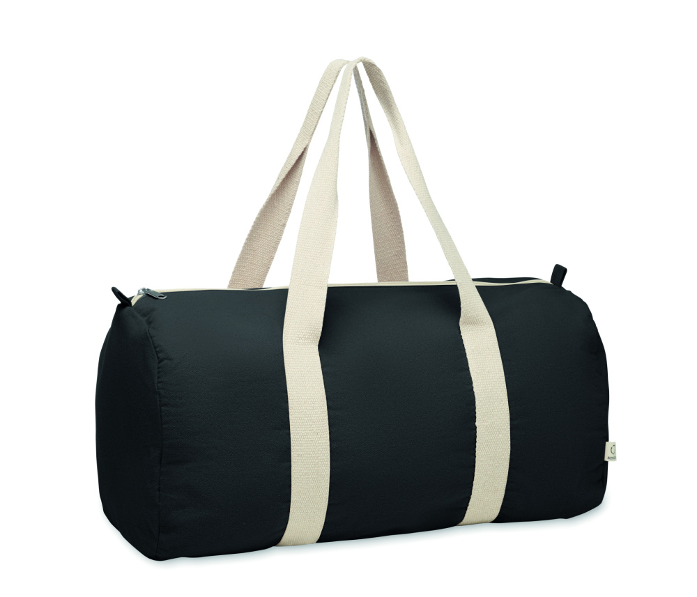 Logo trade promotional gifts picture of: Recycled cotton sports bag