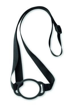 Logotrade promotional product image of: Lanyard with cup holder 6cm