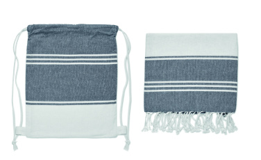 Logo trade promotional merchandise image of: Hammam towel drawstring set