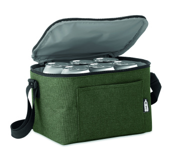 Logo trade advertising products image of: 600D RPET Cooler bag for cans