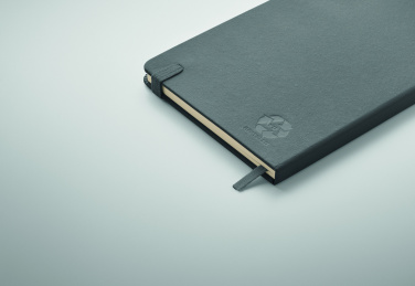 Logo trade promotional products image of: Recycled Leather A5 notebook