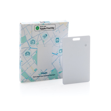 Logo trade corporate gifts image of: Findcard RCS recycled plastic item finder card