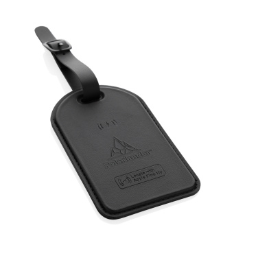 Logotrade corporate gift image of: Globetrack RCSrPolyester luggage tag with worldwide locating