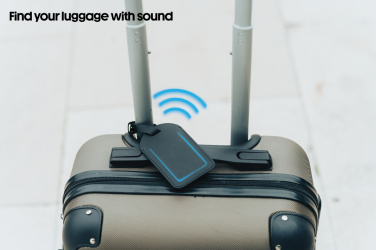 Logo trade corporate gifts picture of: Globetrack RCSrPolyester luggage tag with worldwide locating