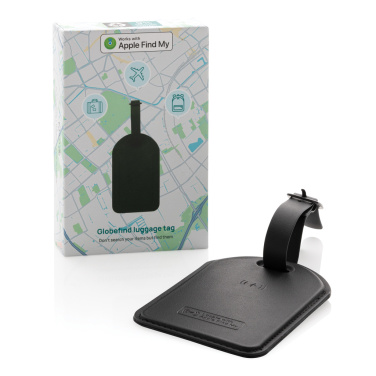 Logo trade business gift photo of: Globetrack RCSrPolyester luggage tag with worldwide locating