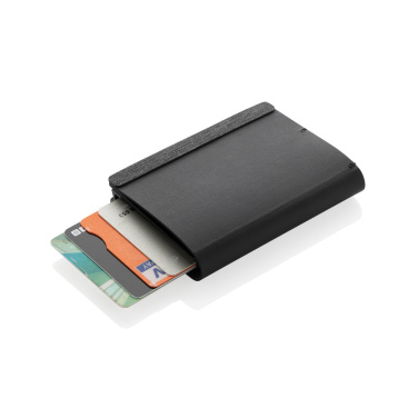 Logo trade promotional merchandise image of: Seekcard RCS rpolyester card wallet with worldwide locating