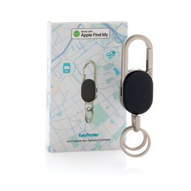 Logo trade promotional merchandise picture of: Keyfinder keychain with worldwide locating and USB C