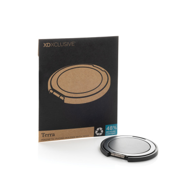 Logo trade promotional gifts image of: Terra Magnetic RCS rplastic magnetic phone holder with ring