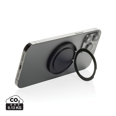 Logo trade promotional giveaways image of: Terra Magnetic RCS rplastic magnetic phone holder with ring