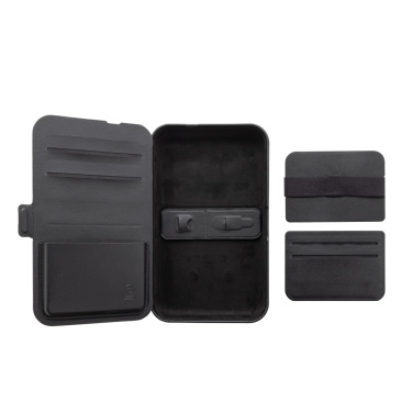 Logo trade promotional gifts image of: Swiss Peak RCS recycled travel case with 3 in 1 charger