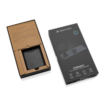 Logotrade corporate gift image of: Urban Vitamin Torrance 3 in 1 magnetic 15W charger