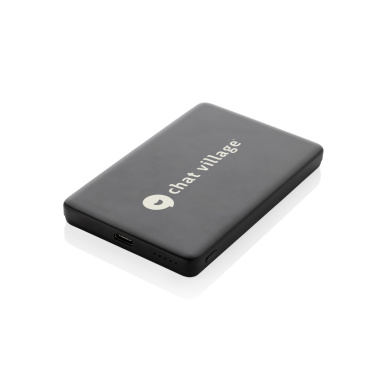 Logo trade promotional products picture of: Orion RCS recycled aluminum 5000 mah 5W magnetic powerbank
