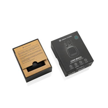 Logotrade promotional product picture of: Urban Vitamin Long Beach ENC rplastic wireless earbuds