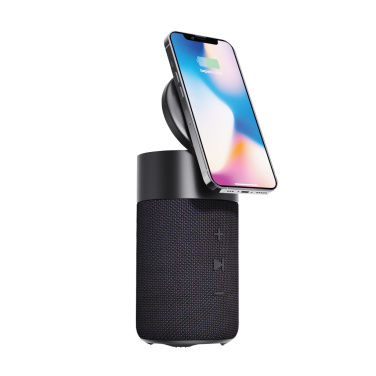 Logotrade promotional gift image of: Urban Vitamin Anaheim RCS recycled 10W speaker 15W charger
