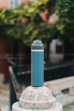 Logo trade promotional merchandise picture of: Omni Sip RCS certified re-steel lockable bottle 700ml