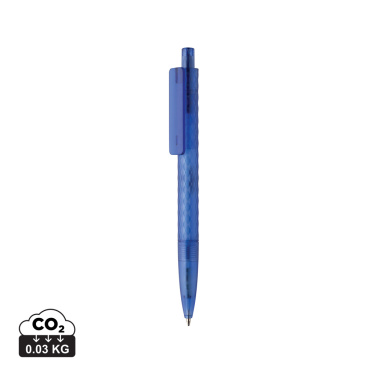 Logo trade promotional items picture of: X3 GRS recycled PC plastic pen frosted