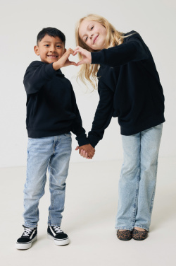 Logo trade corporate gifts picture of: Iqoniq Yengo kids recycled cotton hoodie with sidepockets