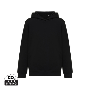 Logo trade business gift photo of: Iqoniq Yengo kids recycled cotton hoodie with sidepockets