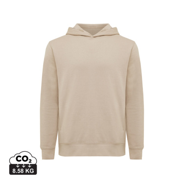 Logo trade promotional giveaway photo of: Iqoniq Yengo recycled cotton hoodie with sidepockets