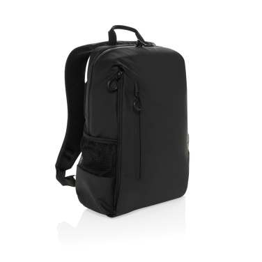 Logotrade corporate gift picture of: Lima Aware™ RPET water resistant 15.6 laptop backpack