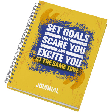 Logo trade promotional products image of: Desk-Mate® A5 hard cover journal