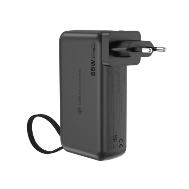 Logotrade advertising products photo of: Urban Vitamin Eureka hybrid GANcharger 10000mah powerbank65W