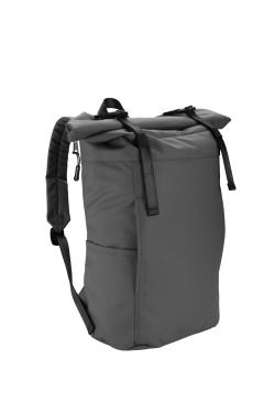 Logo trade promotional gifts picture of: Rolltop backpack PEKTUSAN Schwarzwolf