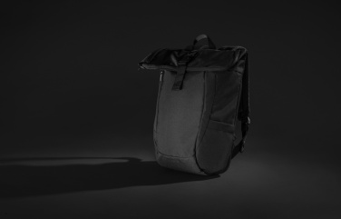 Logo trade business gift photo of: Swiss Peak Aware™ RPET Leonard 15.6 inch laptop backpack