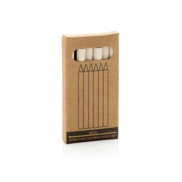 Logo trade corporate gift photo of: Micki GRS infinity 6pc colouring pencil set