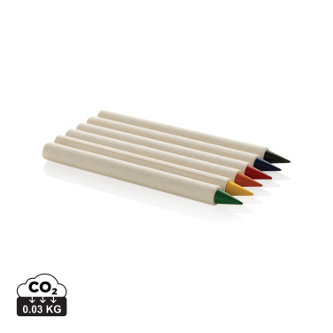Logo trade promotional items picture of: Micki GRS infinity 6pc colouring pencil set