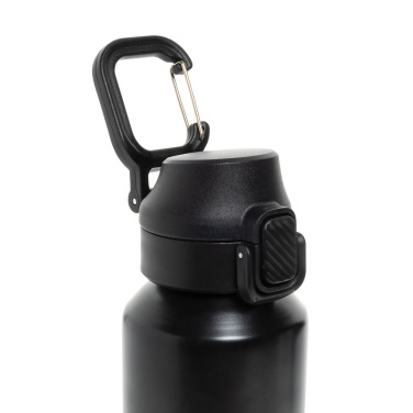 Logo trade promotional giveaways image of: Via RCS Re-steel lockable sport bottle 600ML
