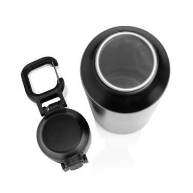 Logotrade promotional giveaway picture of: Via RCS Re-steel lockable sport bottle 600ML