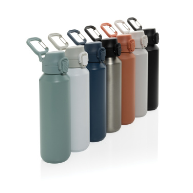 Logotrade promotional product image of: Via RCS Re-steel lockable sport bottle 600ML