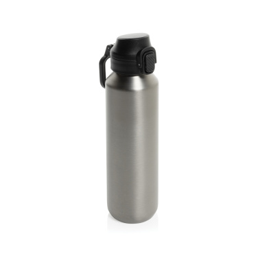 Logotrade promotional gift image of: Via RCS Re-steel lockable sport bottle 600ML