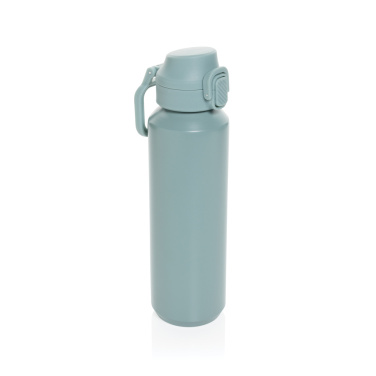 Logotrade business gift image of: Via RCS Re-steel lockable sport bottle 600ML
