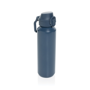 Logotrade promotional gift picture of: Via RCS Re-steel lockable sport bottle 600ML