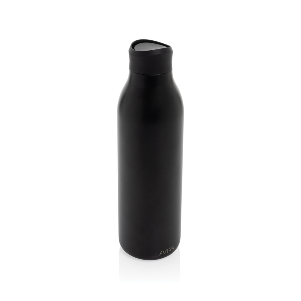 Logotrade advertising product picture of: Avira Alok RCS re-steel 360 waterbottle 600ML