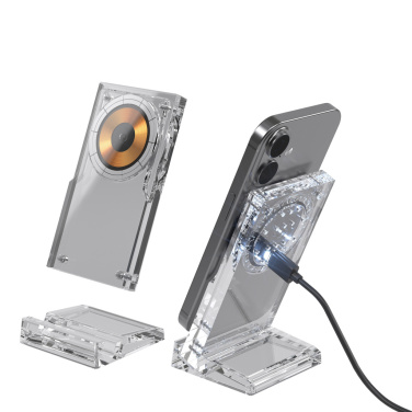 Logo trade business gift photo of: Magcharge 15W magnetic wireless charging stand